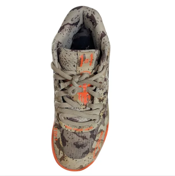 PUMA LaMELO Ball MB.01 Digital Camo Khaki Orange Big kid 5.5 Shoes - Picture 4 of 11